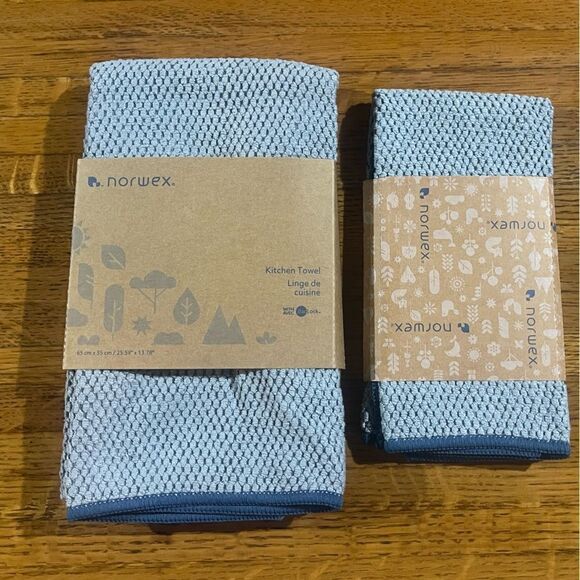 Norwex Kitchen Towel and Kitchen Cloth set of 2 NWT - Picture 1 of 10